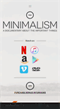 Mobile Screenshot of minimalismfilm.com